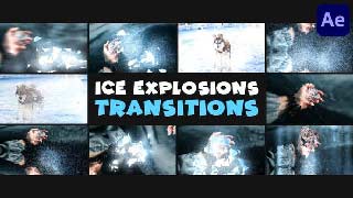 Ice Explosions Transitions After Effects