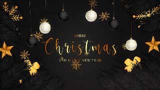 Merry Christmas And Happy New Year Intro 2
