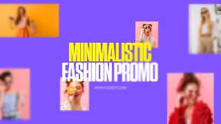 Minimalistic Colorful Fashion Promo