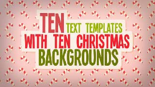 Christmas Text And Backgrounds