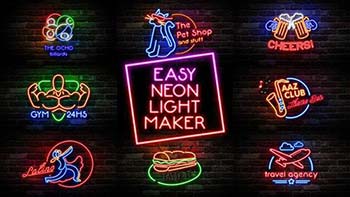 پروژه افترافکت Easy Neon-14350769