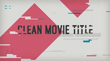 افترافکت Clean Movie Title-8526699