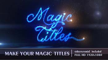 پروژه افترافکت Magic Titles-19445192