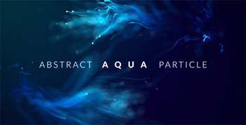 پروژه افترافکت Abstract Aqua Particle-19650564