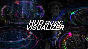 پروژه افترافکت HUD Music Visualizer-18675723