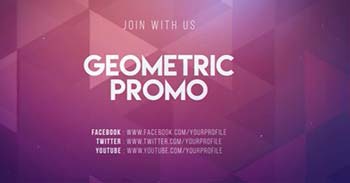 پروژه افترافکت Geometric Promo-30346