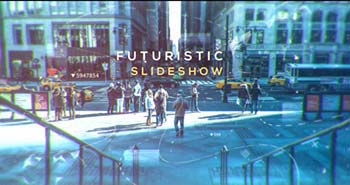 پروژه افترافکت Futuristic Slideshow-19591528