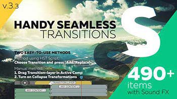 افترافکت Handy Seamless Transitions-18967340