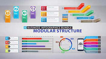 پروژه افترافکت Business Infographics-19823192