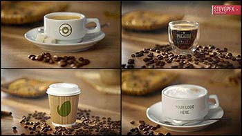 پروژه افترافکت Coffee AE Mockup-19771274