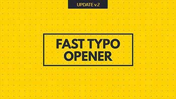 پروژه افترافکت Fast Typo-19594569