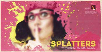 پروژه افترافکت Splatter Promo-15692418