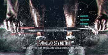 افترافکت Parallax Spy Glitch-18332998