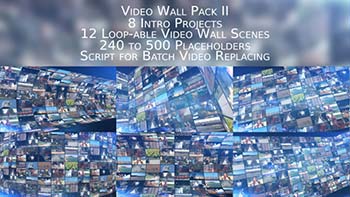 پروژه افترافکت Video Wall Pack-19677631