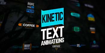 پروژه افترافکت Kinetic Text-19884934