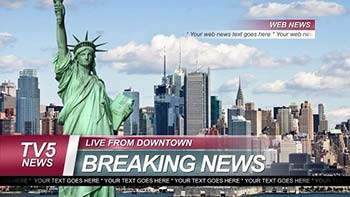 پروژه افترافکت Breaking News-40490