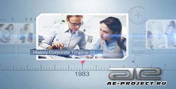 پروژه افترافکت History Corporate-9375495