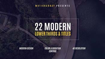 22 Modern Lower Thirds-49086