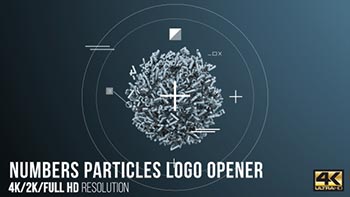 Numbers Particles Logo-15697840