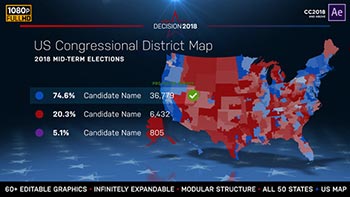 2018 Midterm Election Map-22714175