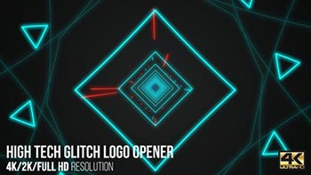 High Tech Glitch Logo-15965331