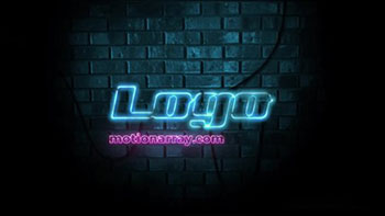 Neon Logo Reveal-136677