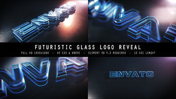Futuristic Glass Logo-15461578