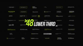 48 Lower Thirds-146962
