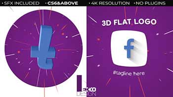 3D Flat Logo-22660212