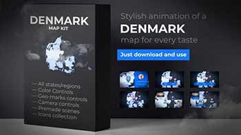 Denmark Map-24269413