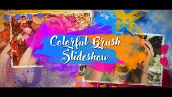 Colorful Brush Slideshow-23601100