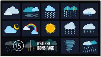 15 Weather Icons Pack-295603