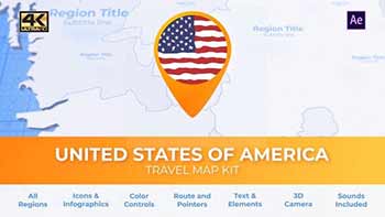 Travel Map USA-25922874