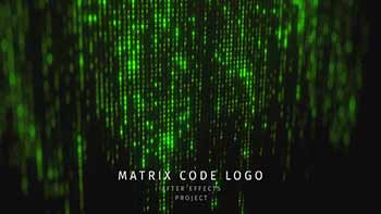 Matrix Code Logo-26109673