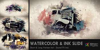 Watercolor Ink Slideshow