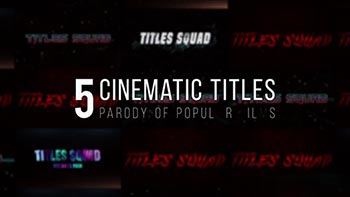 Intro Cinematic Titles-139824