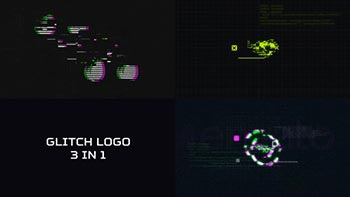 Glitch Logo 3 in 1-21170904