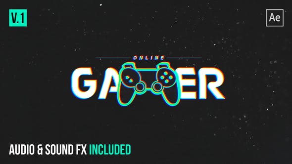 Gamer Glitch Logo-25996795