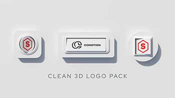 Clean 3D Logo Reveal-351575