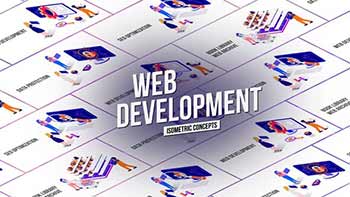 Web Development Isometric Concept-26531167