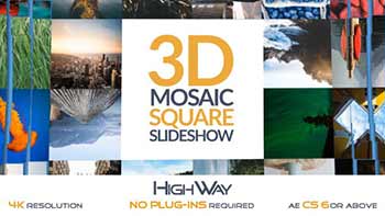 3D Mosaic Square Slideshow-19412243