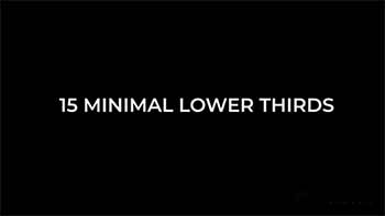 Minimal Lower Thirds-737802