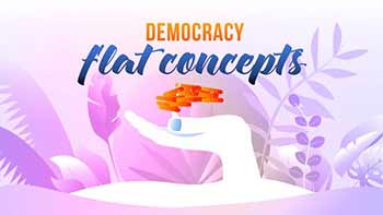 Democracy Flat Concept-27646484