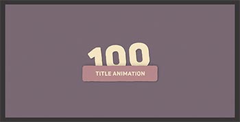 100 Title Animation-15693057