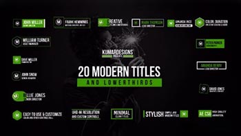 20 Modern Titles and Lower-167175