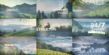 Glitch Parallax Video-16773340