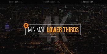 Minimal Lower Thirds-20493315