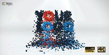 3D Particles Logo-19397614