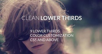 Clean LowerThirds-12874111