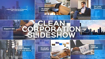 Clean Corporate Slideshow-19493575